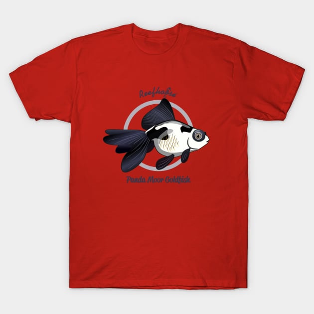 Panda Moor Goldfish T-Shirt by Reefhorse